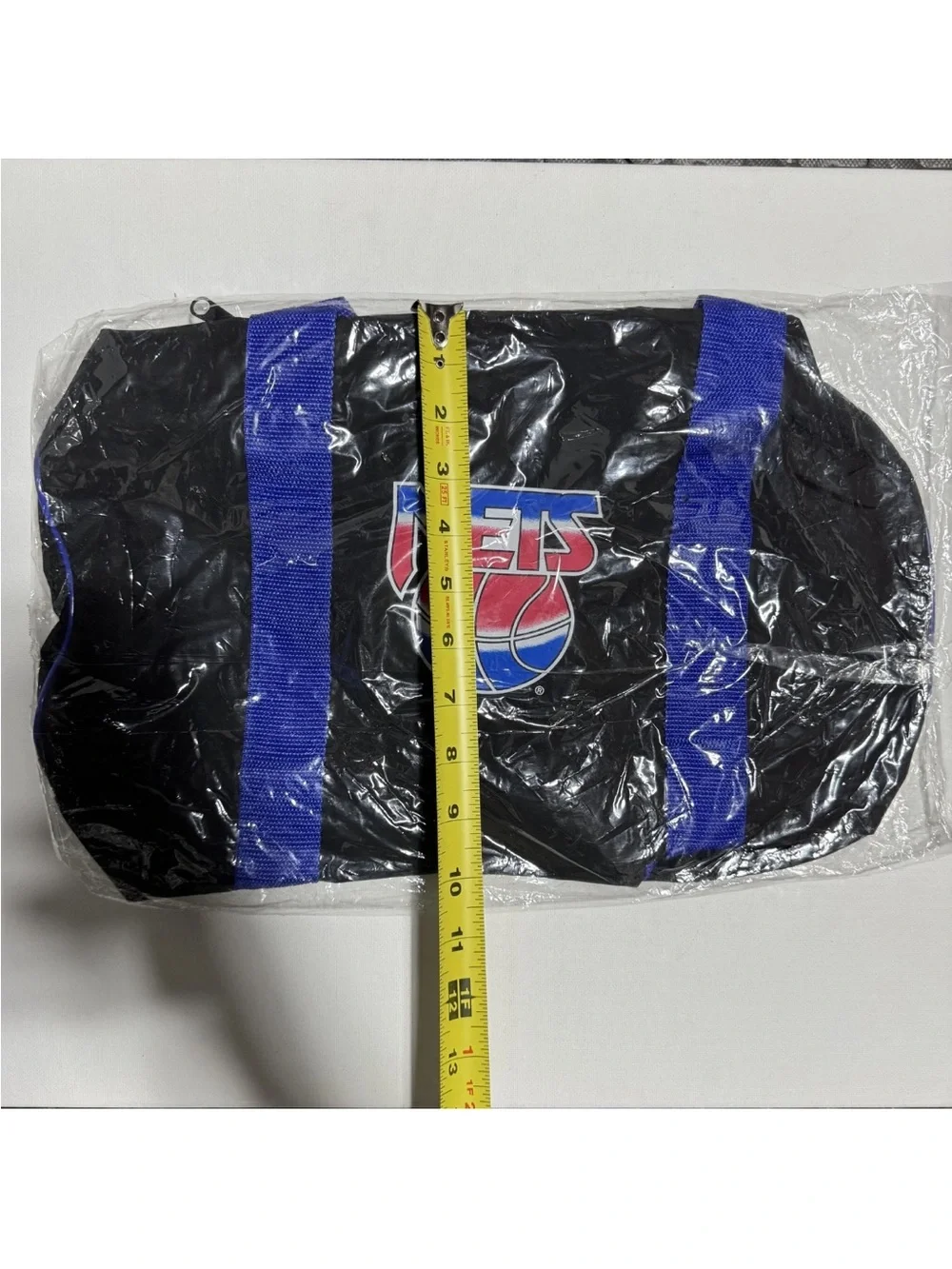 Vintage 90s NBA Brooklyn NJ New Jersey Nets Small Duffel Bag NEW SEALED 16